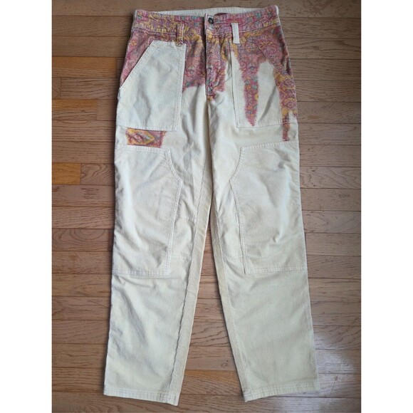 Anthropologie Pilcro The Wanderer Corduroy Utility Straight Leg Pants Size 28 - Picture 2 of 9